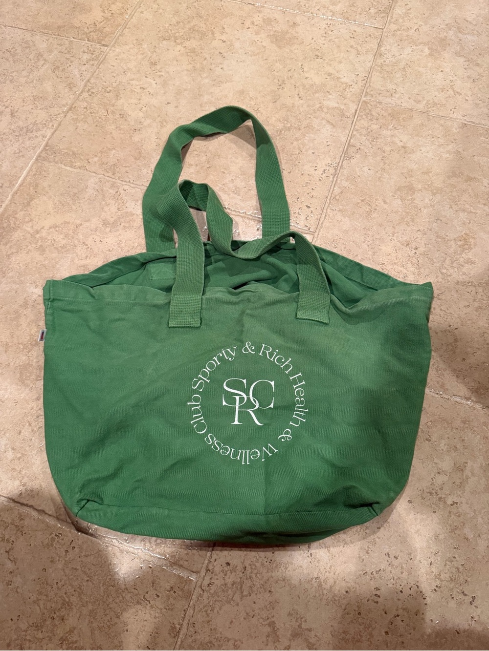 Sporty & Rich Green Wellness Tote